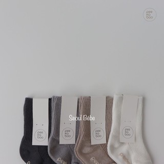 Set 4 đôi tất bắp Peekaboo