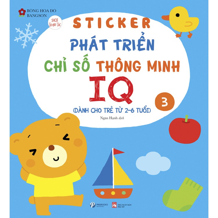 Sách - Sticker phát triển chỉ số thông minh