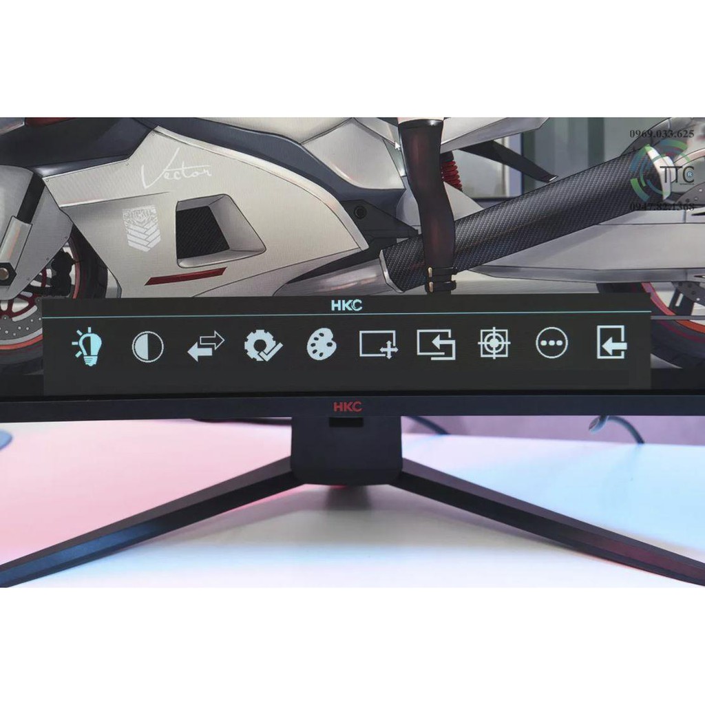 Màn Hình 32 inch cong 165hz Full HD mã HKC GX32 (M32A7F) newbox 100%