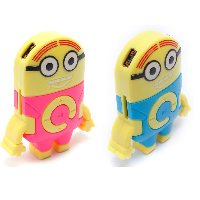 [XẢ KHO] Máy Nghe Nhạc MP3 Hình Minion (hồng) NUKATA galahet shop