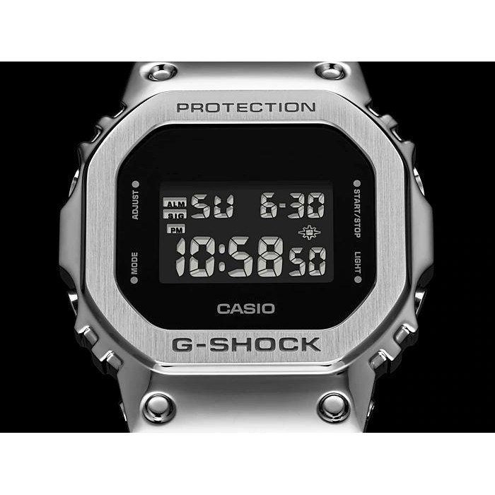 Đồng hồ Nam Dây Nhựa Casio G-Shock GM-5600-1 chính hãng bảo hành 5 năm Pin trọn đời