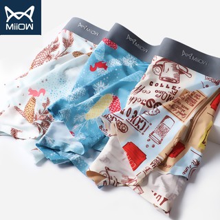 Hộp 3 chiếc quần sịp nam Miiow chính hãng thun lạnh boxer kháng mùi kháng khuẩn boxer chun đúc Nidoshop