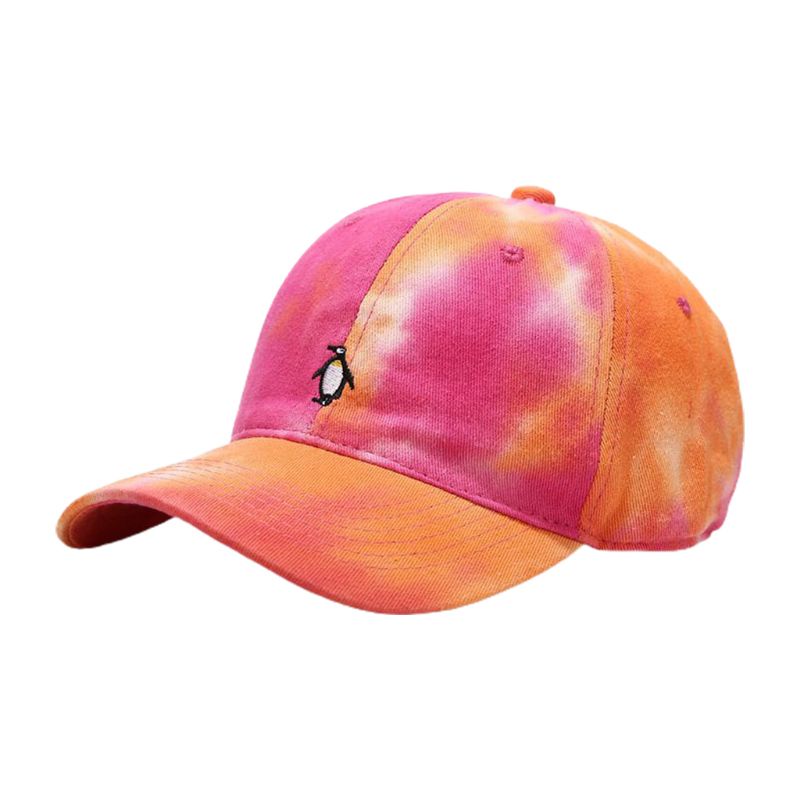 Mũ Lưỡi Trai Chất Liệu Cotton Thêu Màu Gradient Phong Cách Hiphop