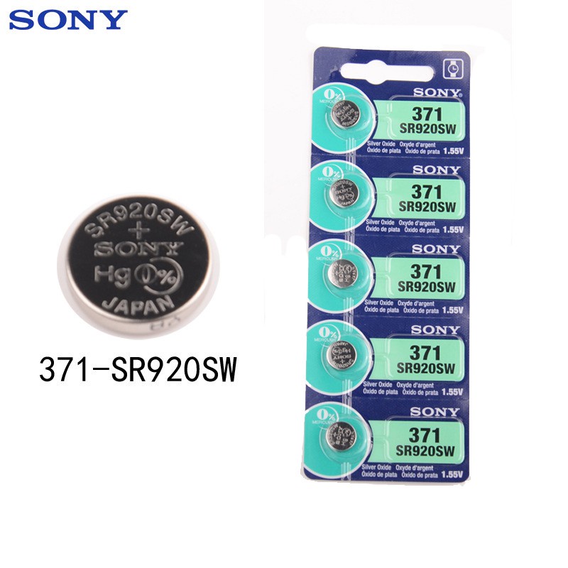 Vỉ 5 Viên Pin Sony 377/ SR626SW , 364 / SR621SW Dành Cho Đồng Hồ (Loại Tốt)