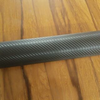 Bộ tem dán xe carbon 3D đen nhám 30x1met