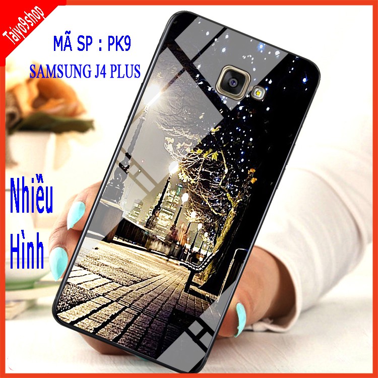 Ốp lưng SAMSUNG J4+, SAMSUNG J4 PLUS mặt kính 3D siêu sang trọng, mặt kính 3d thế hệ mới siêu sắc nét