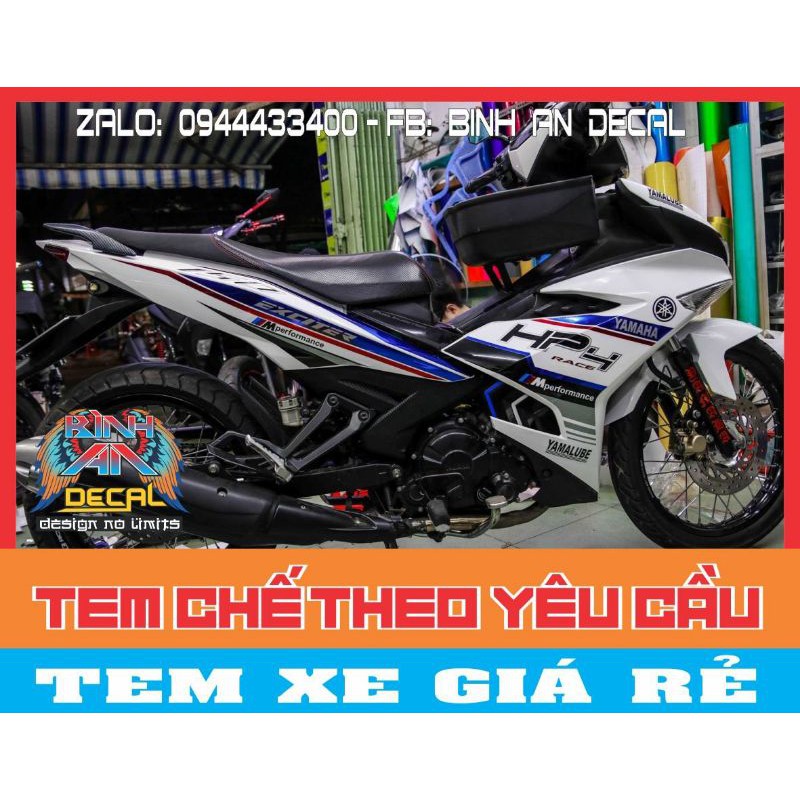 TEM RỜI EXCITER 150 CỰC ĐẸP