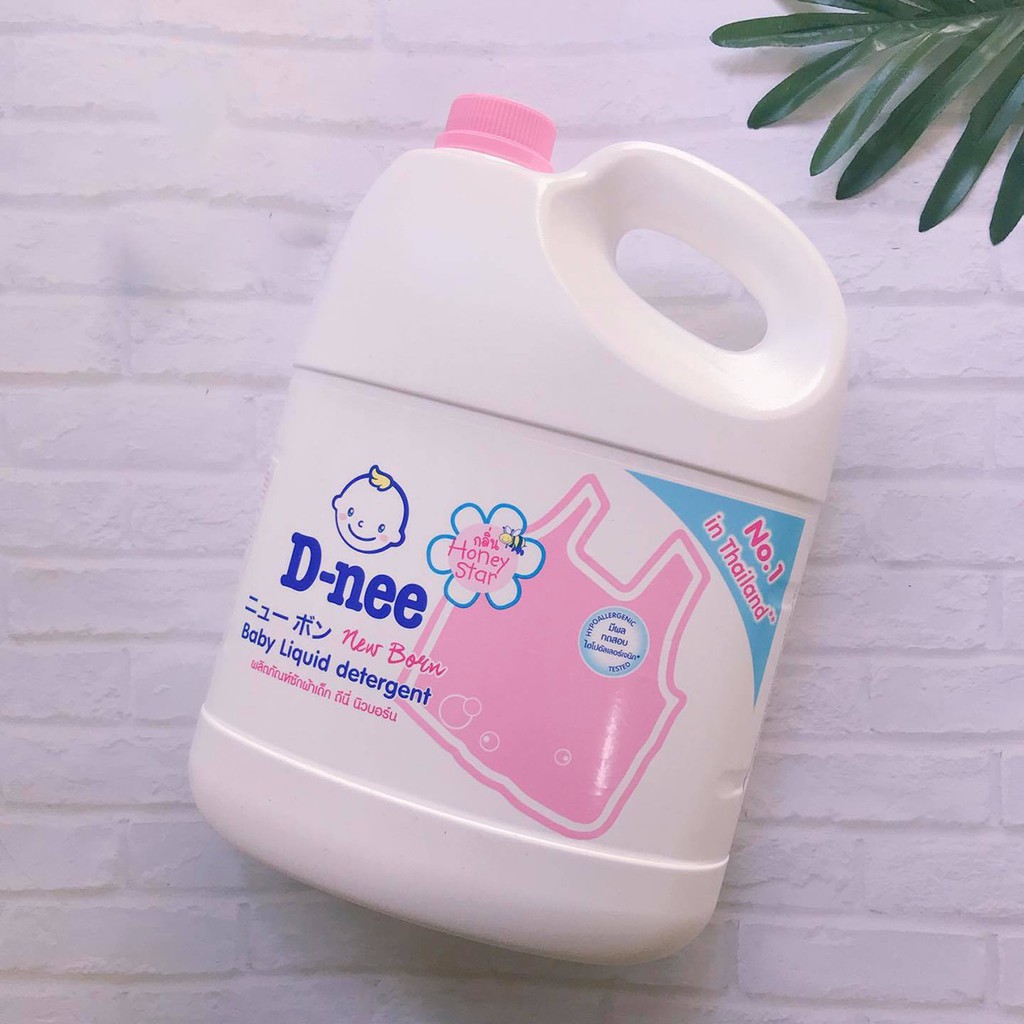 [TEM ĐẠI THỊNH] Nước Giặt Xả Quần Áo Cho Trẻ Em Dnee Thái Lan - D-nee Chai Lớn 3000ml - 8851989060057