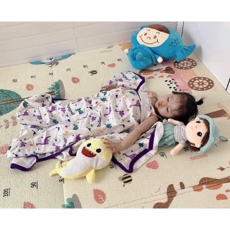 Mền sợi tre cho bé hình khủng long Pediasure Kích thước 100cm x 120cm