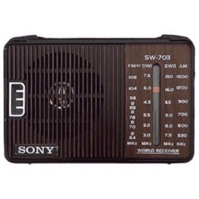 Đài FM Sony SW-703 - Radio &amp; Máy nghe CD