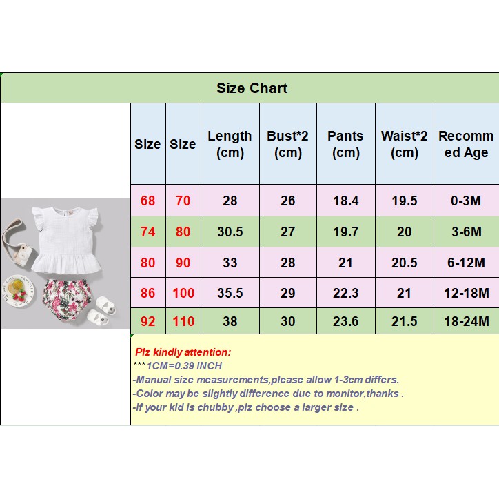 Bộ Áo Kiểu Tay Cánh Tiên Màu Trắng + Quần Đùi Họa Tiết Hoa MIKRDOO Thời Trang Dành Cho Bé Gái Sơ Sinh
