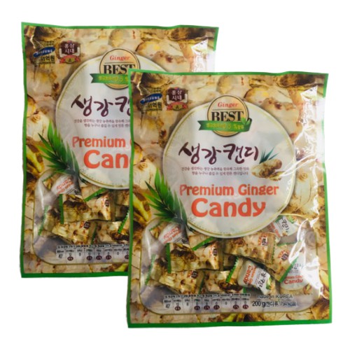 [Combo 10 gói]- kẹo gừng cứng 200gram hàn quốc- giảm ho hiệu quả