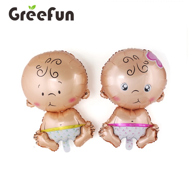 Bóng hình em bé sinh nhật, đầy tháng