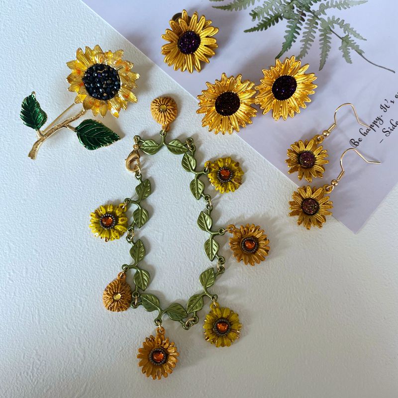 Bộ Khuyên Tai / Vòng Tay / Khuyên Tai Họa Tiết Bầu Trời Đầy Sao Nghệ Thuật Kiểu Tranh Van Gogh Lãng Mạn Tự Nhiên