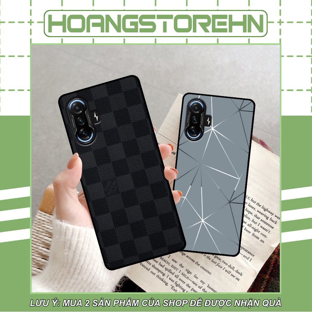 Ốp Xiaomi K40 Gaming / K40 / K40 Pro / K40 Pro Plus / K40 Pro+ in hình thương hiệu LV, họa tiết xanh bạc siêu đẹp