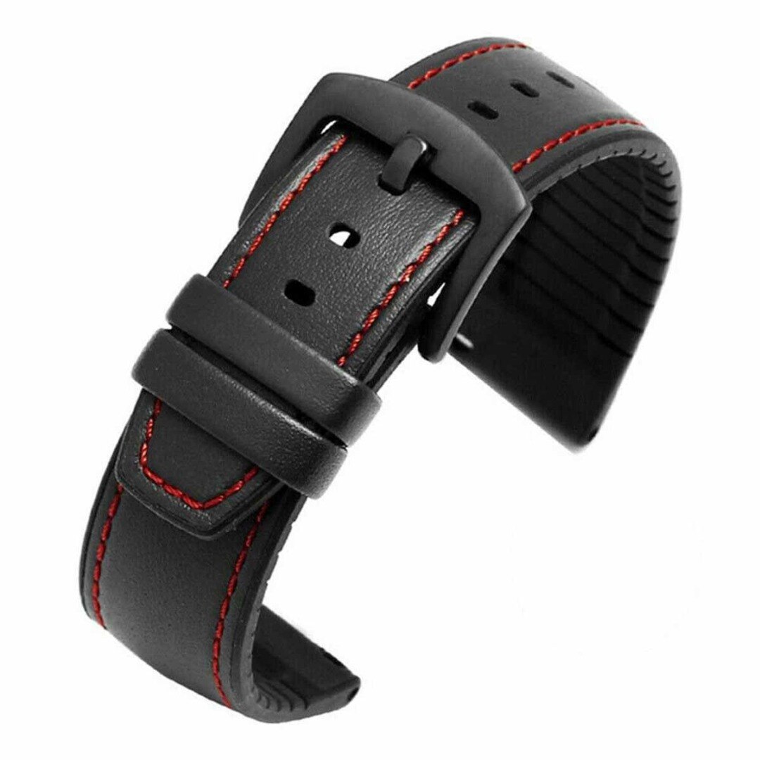 Dây Da + Silicon Thay Thế Cho Đồng Hồ Amazfit Gtr 47mm Xiaomi Amazfit Pace / Stratos 1 2 3 / Gtr2 / Gtr 2e