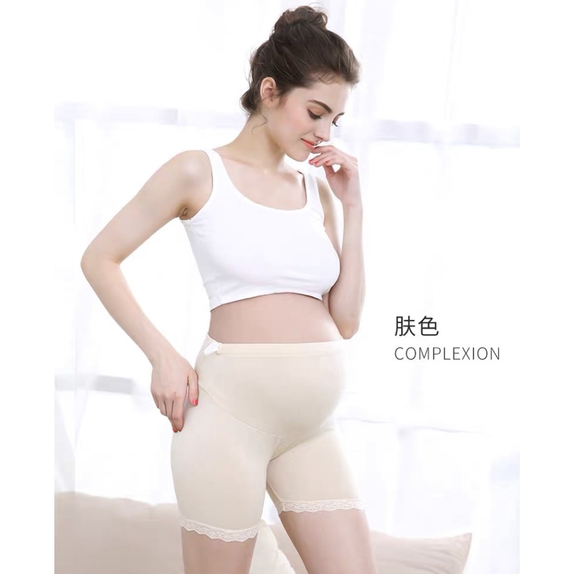 Quần đùi bầu mặc trong váy xuất xưởng pha ren