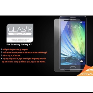 Combo 3 kính cường lực cho samsung A7 2015