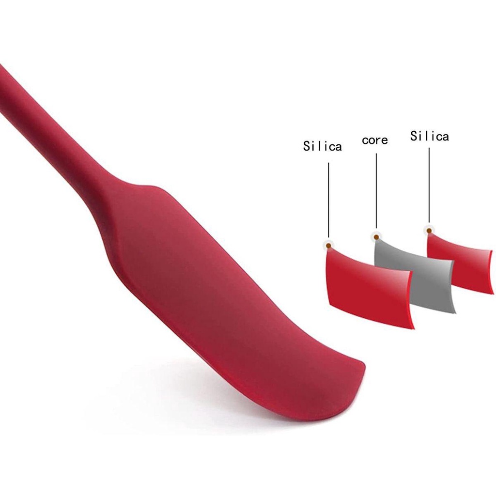 Muỗng Silicone Chịu Nhiệt Trộn Kem Làm Bánh