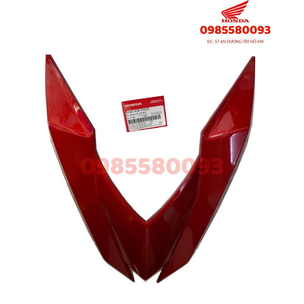 Dè chắn bùn trước winner v1 màu xanh biển chính hãng honda