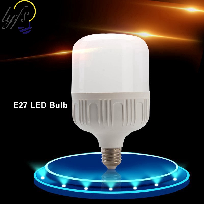 LED bulb, E27, White lighting, 20W, Energy saving, For living room, bedroom, Corridor, mall, factory, indoor lamp, New【lyfs】