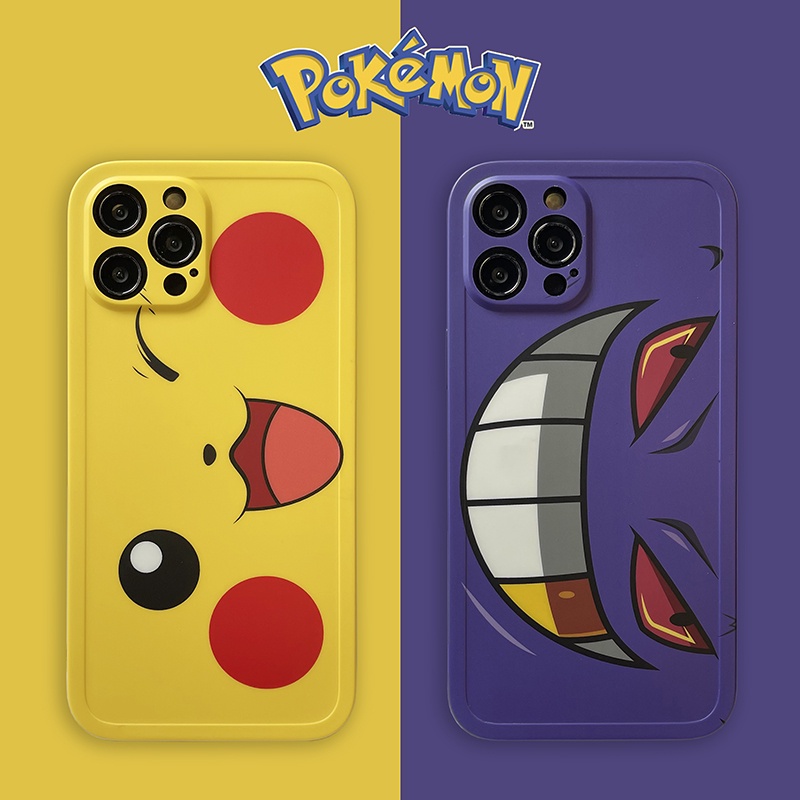 Ốp Điện Thoại Silicon Nhám In Hình pikachu Cho iPhone 14 Pro Max 12 Pro Max 11 Pro Max Xs Max XR 14Plus