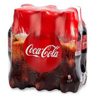 Vỉ 6 chai coca cola nhí