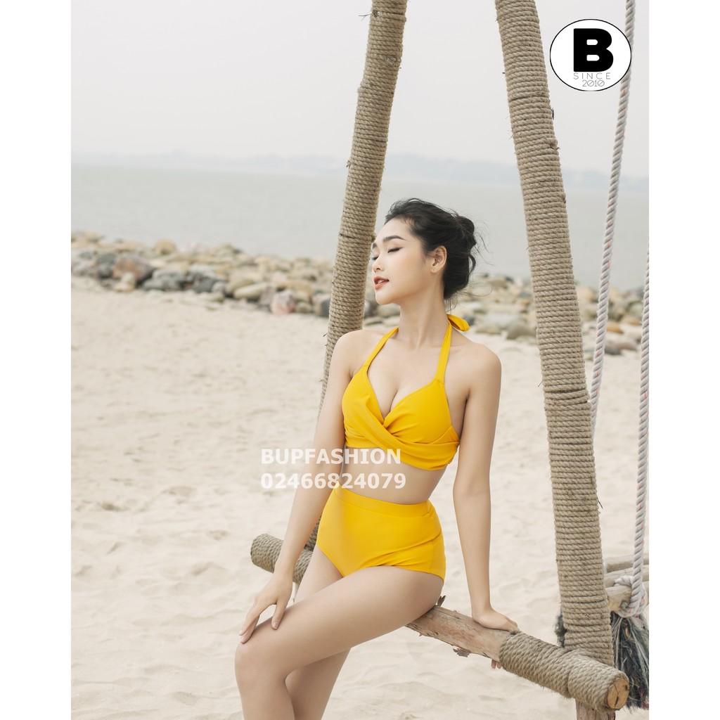 Set Bikini 2 Mảnh BG081 MÀU VÀNG | BigBuy360 - bigbuy360.vn