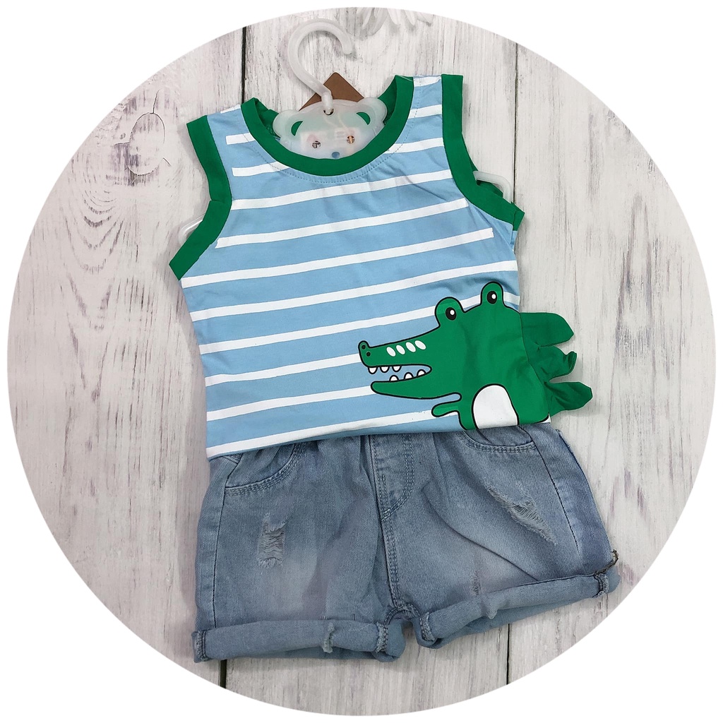 [XẢ HÀNG] Set Bộ Quần Áo Bé Trai - Hoạ Tiết Sắc Nét - Hàng Quảng Châu Cao Cấp