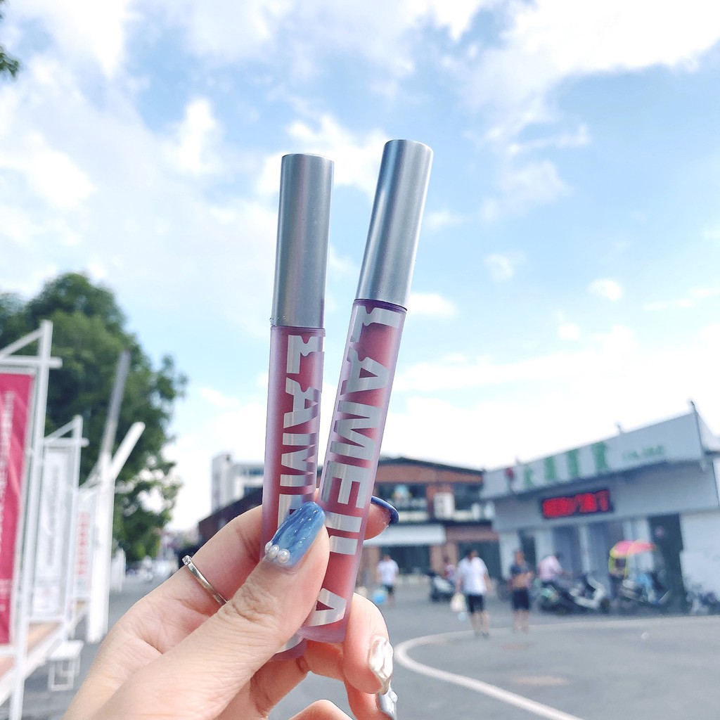 (Bán Buôn)Son Kem Bóng Nhung Mịn Tint Lì Lameila Velvet Lip Glaze-Son lameila Dưỡng Ẩm Chống Thấm Nước Son7 | Thế Giới Skin Care