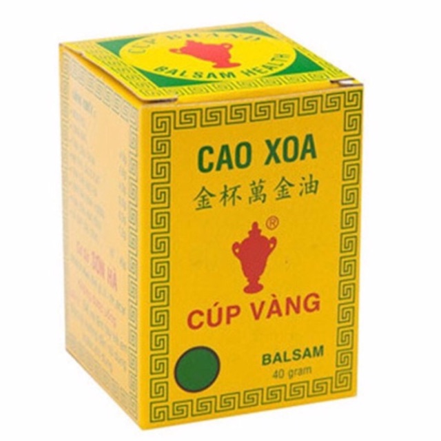 Cao xoa (dầu cù là) Cup Vàng