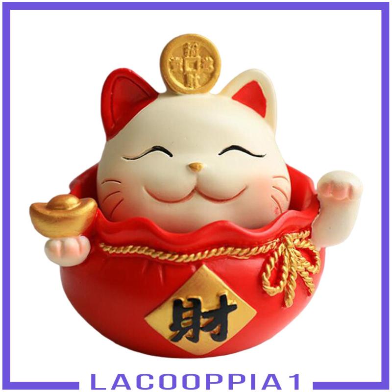 Mô hình mèo thần tài trang trí nội thất xe hơi