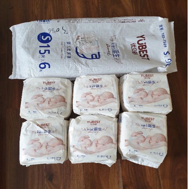 Bỉm YUBEST Angel / Natural nội địa Trung Quốc quần / dán đủ size S132, S90, M108, M84, L96, L78, XL84, XXL72, XXXL66