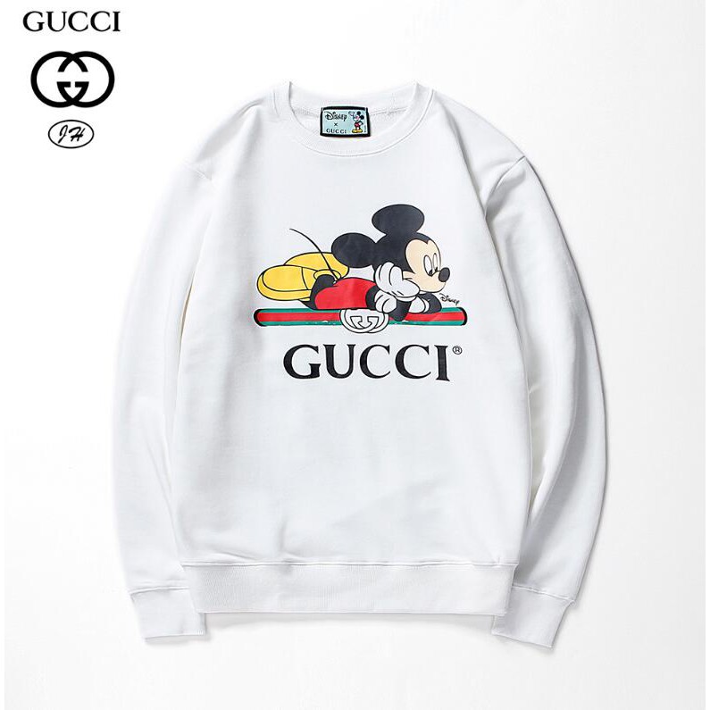 Áo Sweater Gucci Chất Liệu Cotton In Họa Tiết Thời Trang Cho Nam Nữ