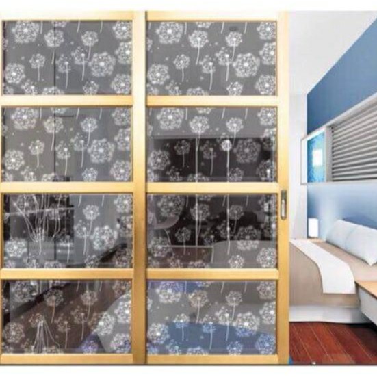 Decal dán kính khổ 90cm hoa bồ công anh | BigBuy360 - bigbuy360.vn