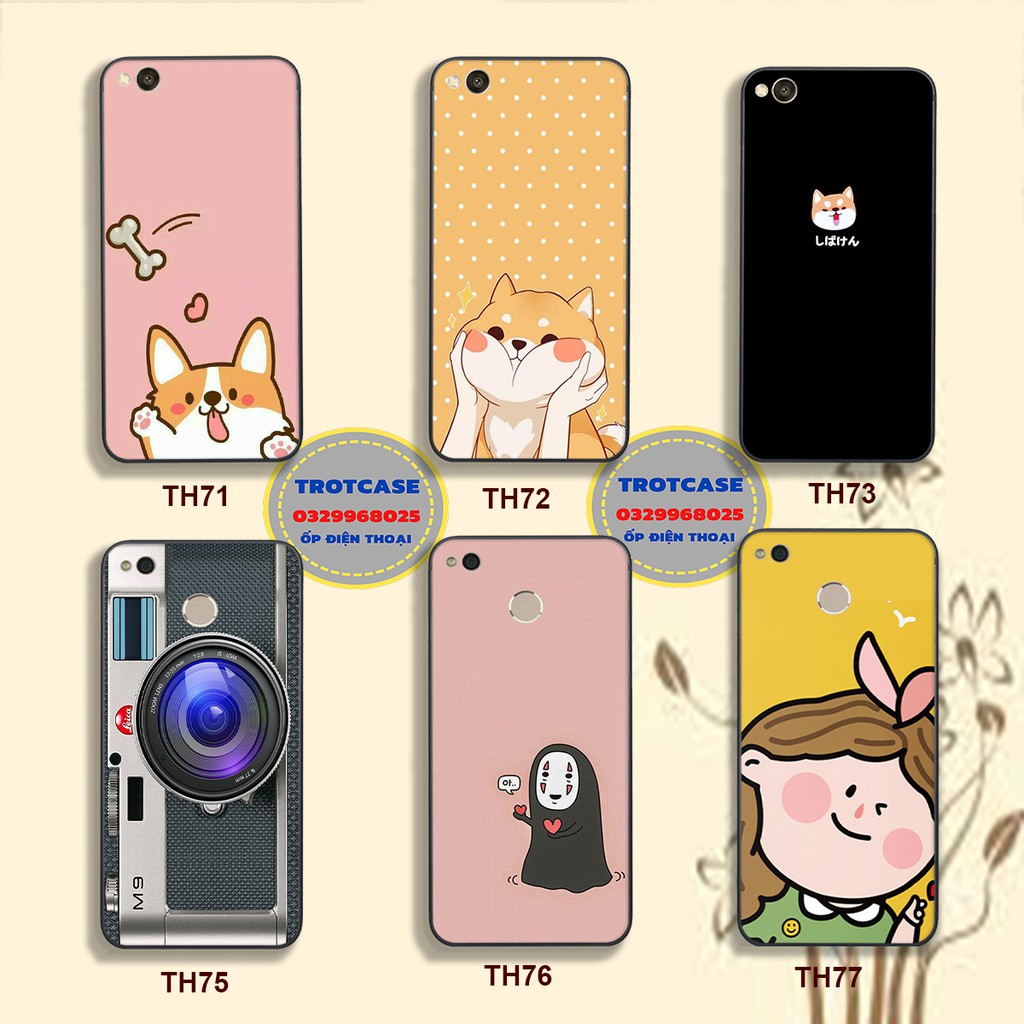 [ Hàng Mới ] Ốp lưng điện thoại Redmi 3/Redmi 3S/Redmi4X/Redmi 4A - in hình corky , vô diện hồng và siba chibi cute