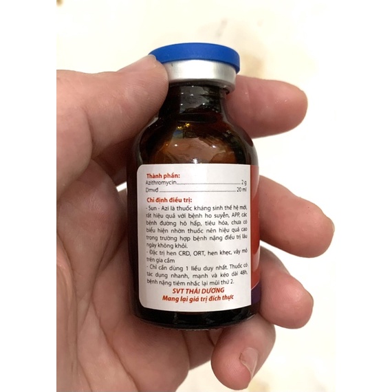 Sun- Azi 20ml thuoc gà đá khò khè.