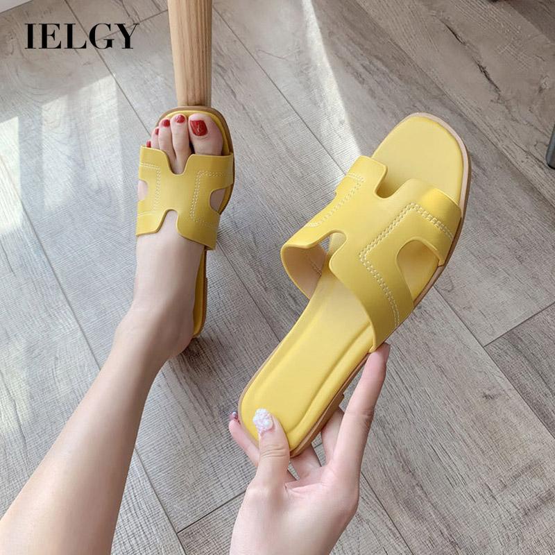 Dép IELGY đế bằng phong cách thời trang cho nữ