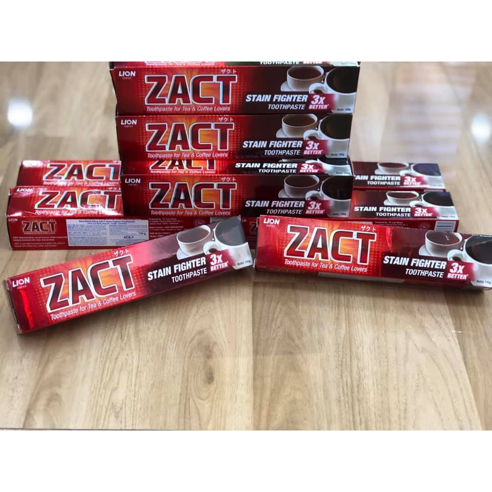 KEM ĐÁNH RĂNG ZACT LION STAIN FIGHTER 190G CHÍNH HÃNG - 4426