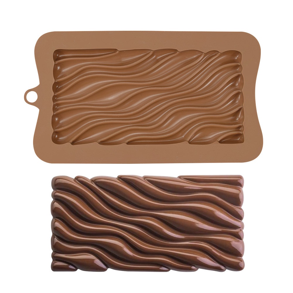 Khuôn Silicone Làm Sô Cô La Hình Chữ Nhật Tiện Dụng