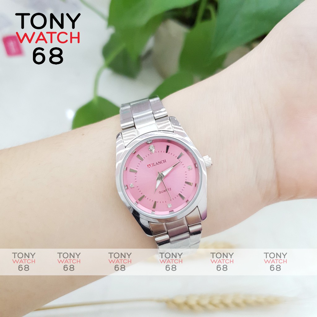 Đồng hồ nữ Arlanch dây kim loại mặt nhỏ siêu đẹp chống nước chính hãng Tony Watch 68