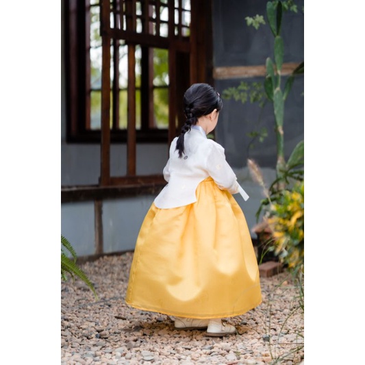 Đầm Hanbok cho bé gái