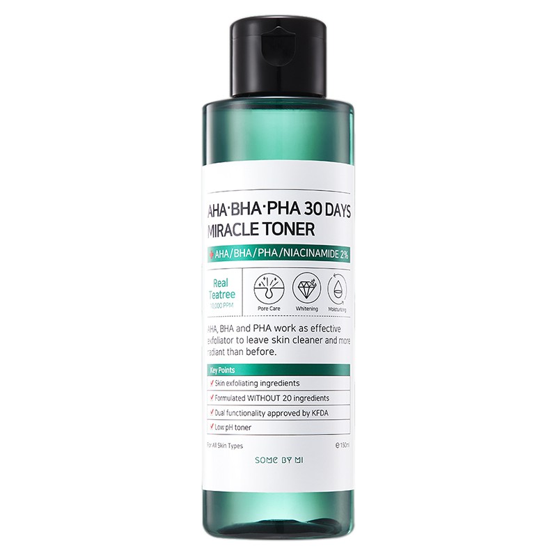 SOME BY MI AHA-BHA-PHA 30DAYS MIRACLE TONER 150ml 🌸 Nước Hoa Hồng Giảm Mụn | BigBuy360 - bigbuy360.vn