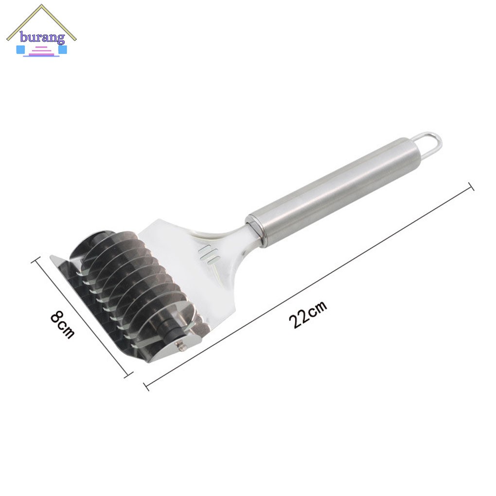 Cây Lăn Cắt Bột Làm Sợi Mì Ống Cầm Tay Bằng Thép Không Gỉ Dùng Trong Nhà Bếp