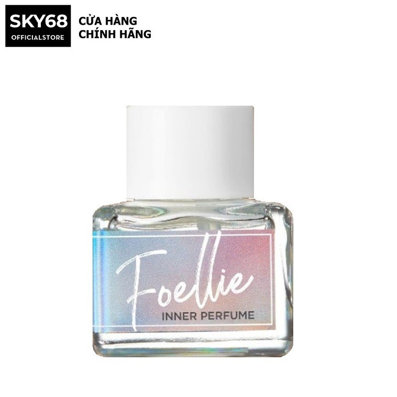 Nước hoa vùng kín hương thơm cực kỳ lãng mạn và gợi cảm Foellie Eau De Innerb Perfume 5ml - Ciel (chai màu bạc)