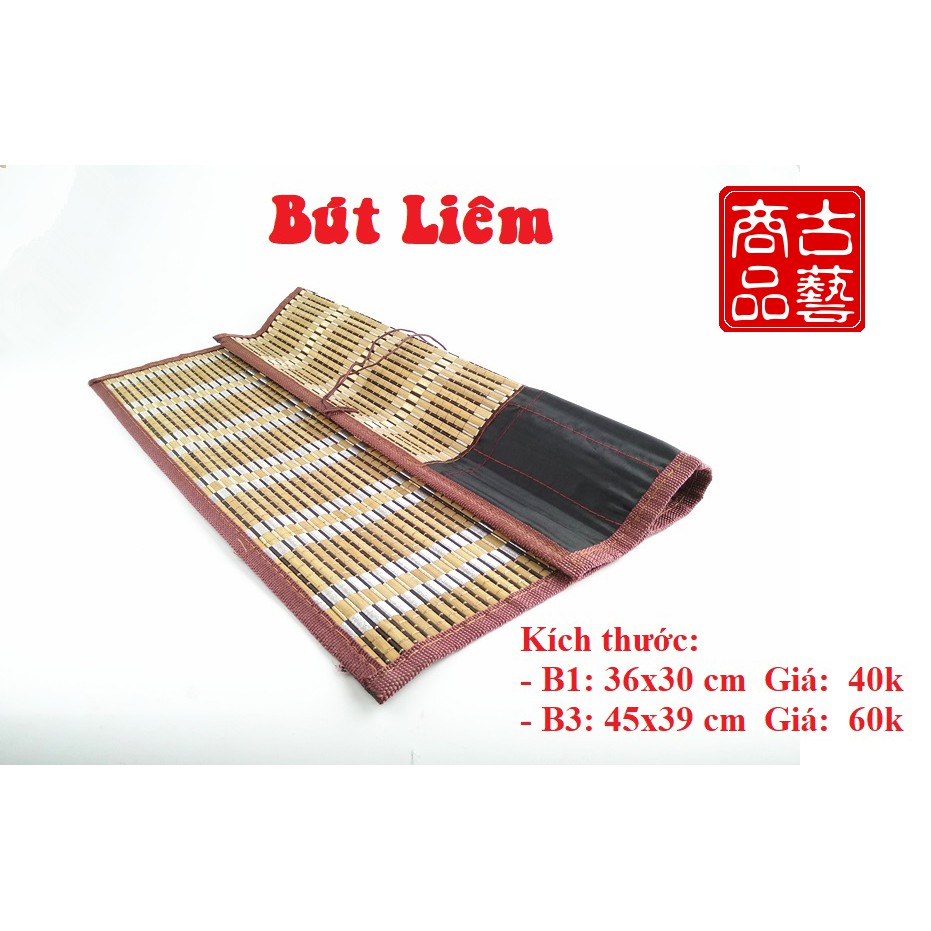 Mành trúc đựng bút