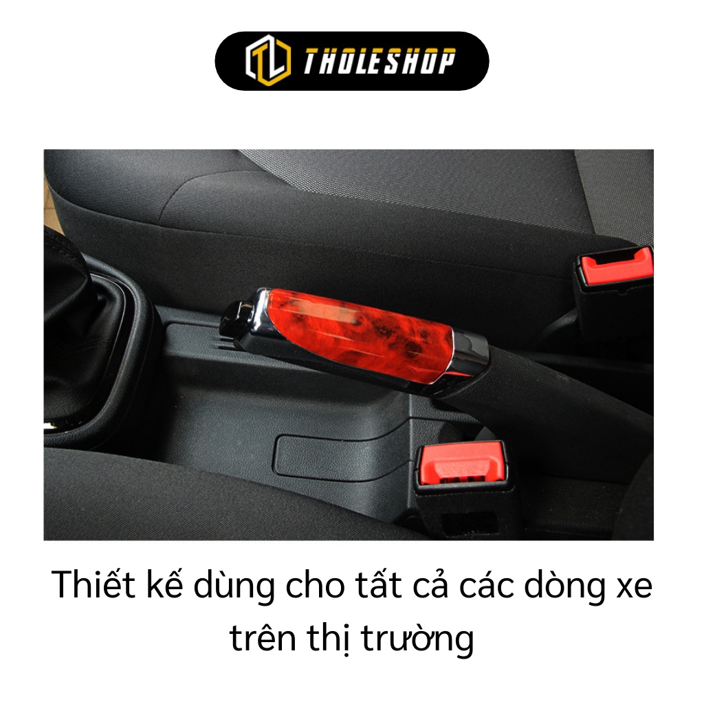 Vỏ Ốp Phanh Tay Xe Hơi - Bọc Tay Thẳng Bao Phanh Giả Gỗ Sang Trọng 7463