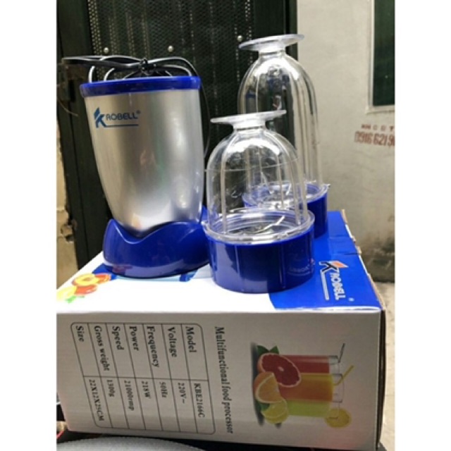 Máy Xay Sinh Tố Krobell Tiện Lợi Đa Chức Năng Bảo Hành 1 Năm