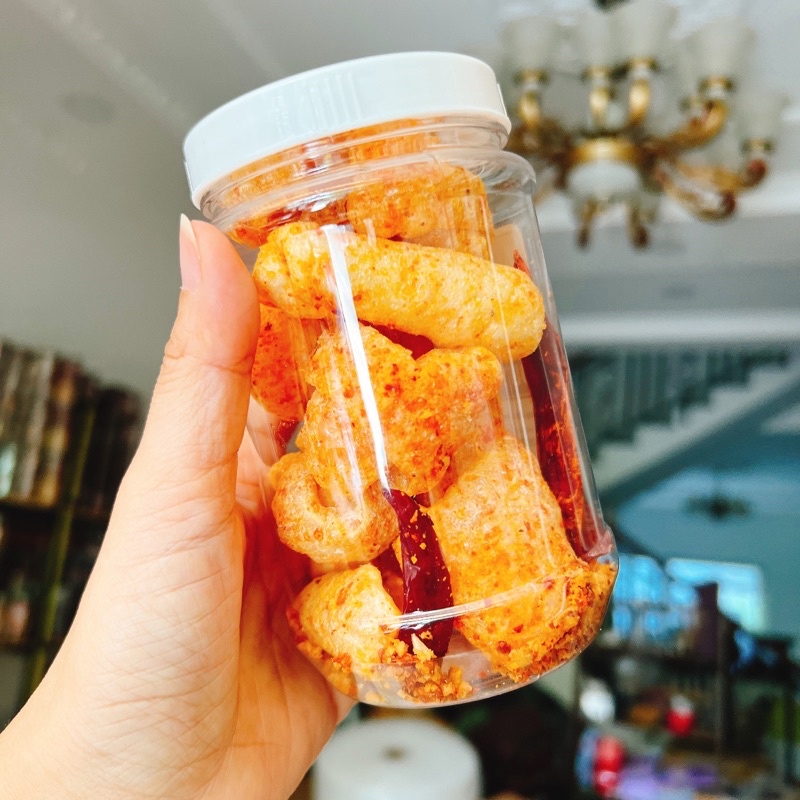 Da Heo Cháy Tỏi Ớt Phô Mai siêu giòn hộp 70gr,130gr