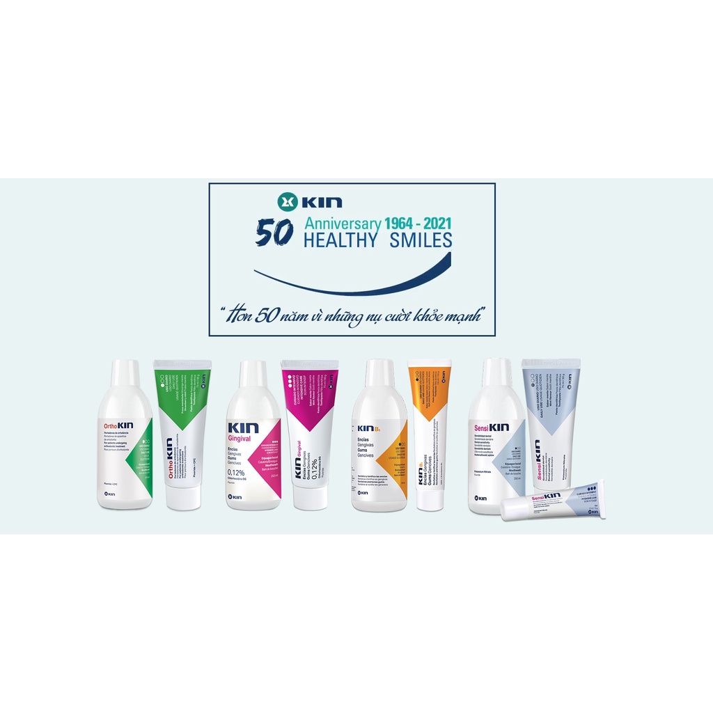 Polikid |  Kem Đánh Răng Kin Cho Bé 1 - 6 Tuổi - FluorKin Infantil tub 7g